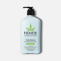 Hempz Triple Moisture Whipped Body Cream 17oz for Dry Skin