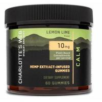 Hemp Extract-Infused, 10 mg, Calm, Gummies, Lemon Lime