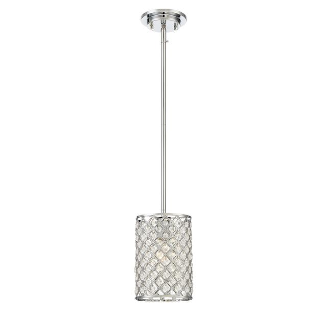 Trade Winds Lighting 1-Light Pendant Light In Chrome - TW021184CH