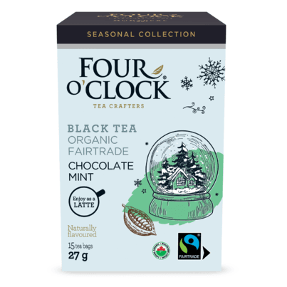 Four O'Clock Organic Black Tea Chocolate Mint