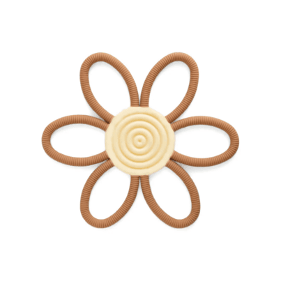 Baby Bliss Flower Teether Caramel