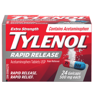 Tylenol Extra Strength Rapid Release Acetaminophen Tablets