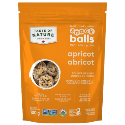Taste of Nature Organic Snack Balls Apricot