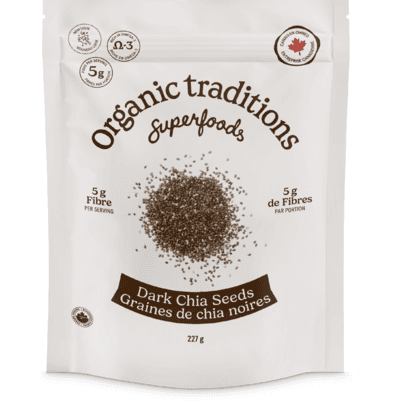 Organic Traditions Dark Chia Seeds
