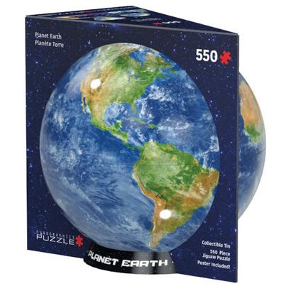 Eurographics Planet Earth Tin with Puzzle
