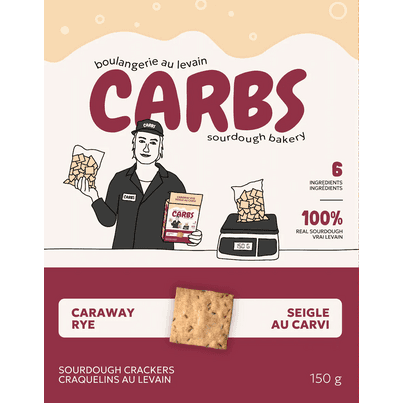 Carbs Sourdough Bakery Cracker Caraway Rye