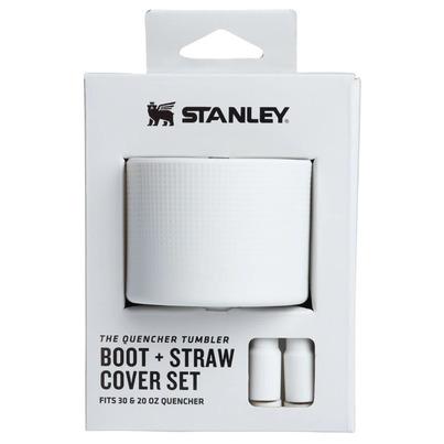 Stanley The Quencher Tumbler Boot + Straw Cover Pale Stone