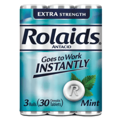 Rolaids Antacid Chewable Tablet Mint