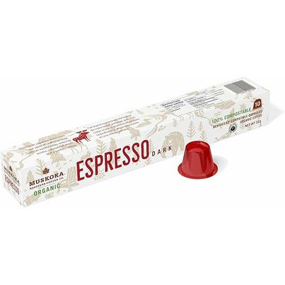Muskoka Roastery Coffee Co. Single Serve Organic Espresso Medium Dark Roast