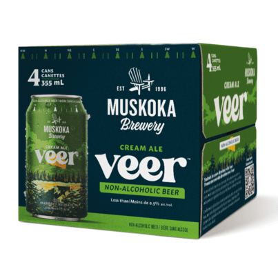 Muskoka Brewery Veer Non-Alcoholic Beer Cream Ale