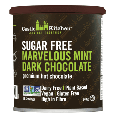Castle Kitchen Hot Chocolate Sugar Free Marvelous Mint Dark Chocolate
