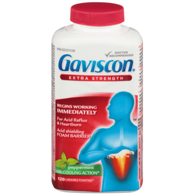 Gaviscon Extra Strength Chewable FoamTabs Peppermint