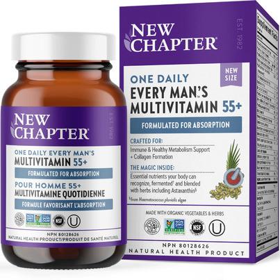 New Chapter One Daily Every Man's 55+ Multivitamin