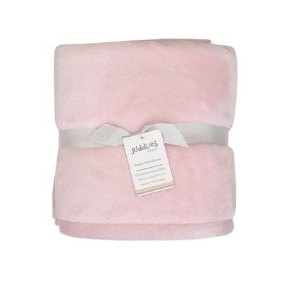 Juddlies Flannel Sherpa Blanket Pink