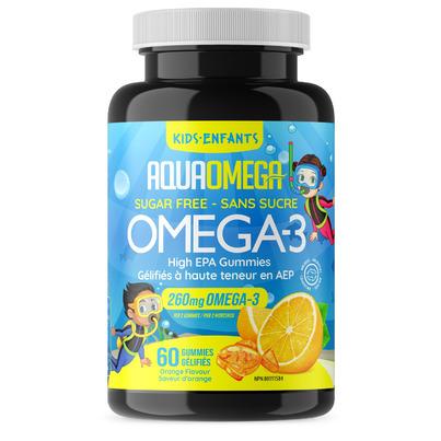 Aqua Omega High EPA Kids Gummies Orange