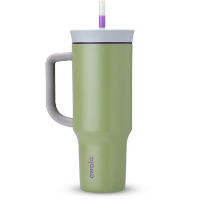 Owala Stainless Steel Travel Tumbler with Straw and Handle Hip Cactus