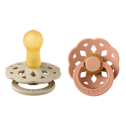 BIBS Pacifier BOHEME Latex Vanilla/Peach