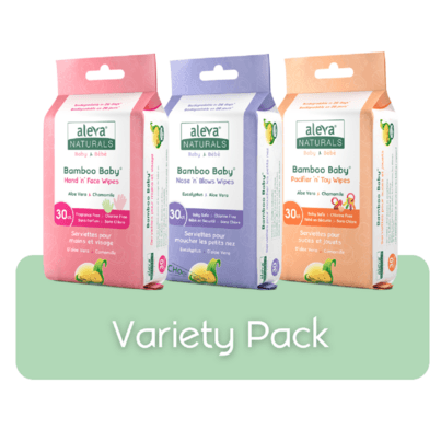 Aleva Naturals Bamboo Baby Specialty Variety Pack