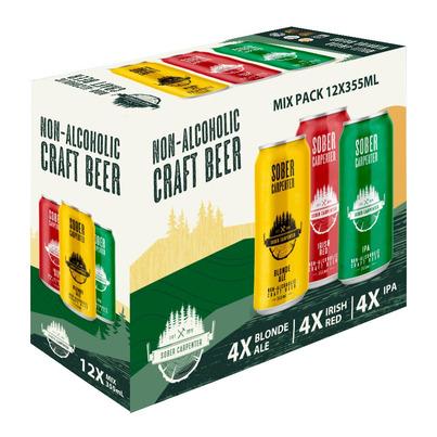 Sober Carpenter Non-Alcoholic Craft Beer Mix Pack