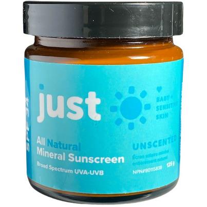 Just Sun Baby & Sensitive Skin Mineral Sunscreen Unscented SPF 30