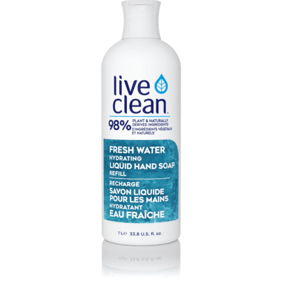 Live Clean Fresh Water Hydrating Liquid Hand Soap Refill