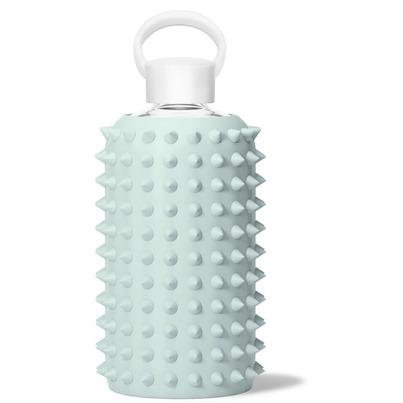 bkr Glass Water Bottle James Spiked Sage Green