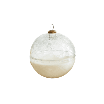 The Scented Market Christmas Ornament Candle Cracklin' Birch