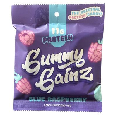 Gummy Gainz Prosweets Protein Snack Blue Raspberry
