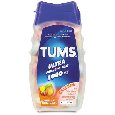 Tums Ultra Strength Antacid Calcium Tablets