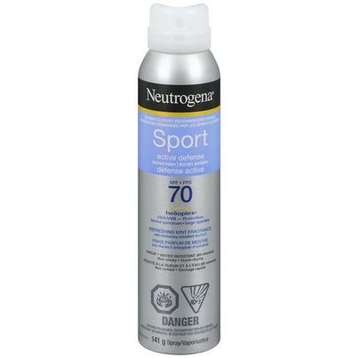 Neutrogena Sport Active Defense Sunscreen Spray SPF 70