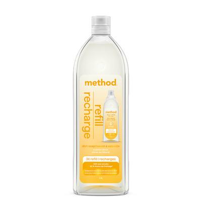 Method Liquid Dish Soap Refill Coastal Citron