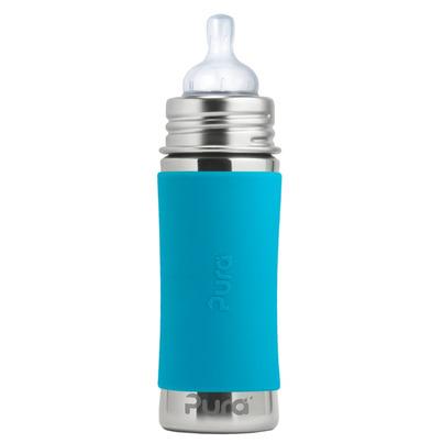 Pura Kiki Infant Bottle With Aqua Sleeve