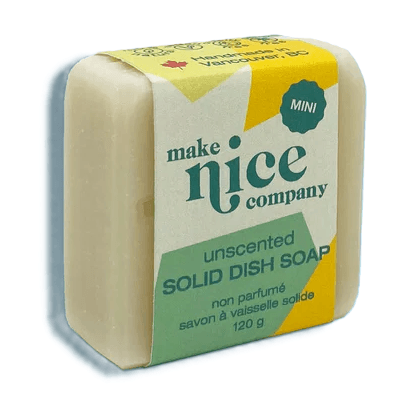 Make Nice Company Mini Solid Dish Soap Unscented