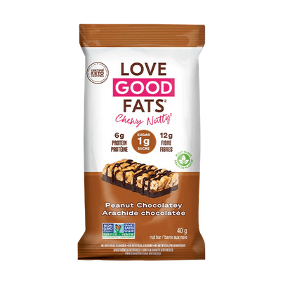 Love Good Fats Chewy Nutty Peanut Chocolatey Bar