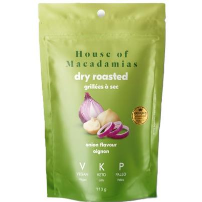 House of Macadamias Dry Roasted Macadamia Nuts with Onion