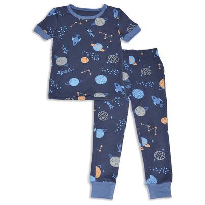 Silkberry Baby Bamboo Short Sleeve Pajama Set Lost In Space