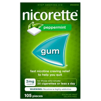 Nicorette Gum Peppermint 2mg