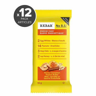 RXBAR Energy Bar Honey Cinnamon Peanut Butter Bundle