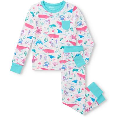 Hatley Bamboo Pajama Set Painted Sealife