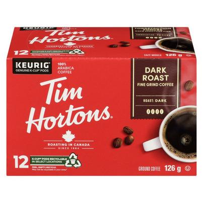 Tim Hortons K-Cup Dark Roast Coffee