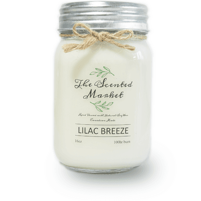 The Scented Market Soy Wax Candle Lilac Breeze