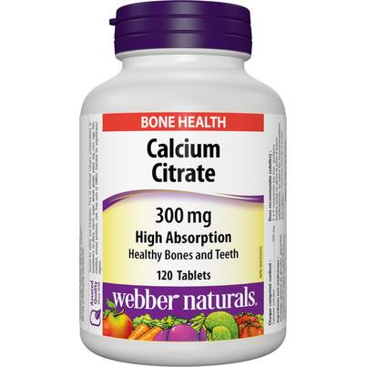 Webber Naturals Calcium Citrate 300mg