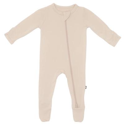 Kyte BABY Zippered Footie Bisque