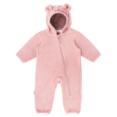 Jan & Jul Baby Fleece Suit Dusty Pink
