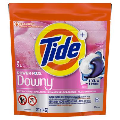 Tide Power PODS 2-in-1 Laundry Detergent + Downy Soft Boosters April Fresh