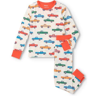 Hatley Bamboo Pajama Set Trucks