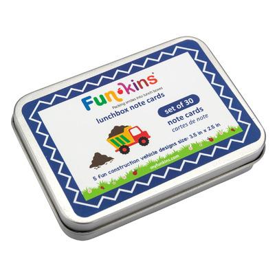 Funkins Lunchbox Note Cards Blank Cards Construction