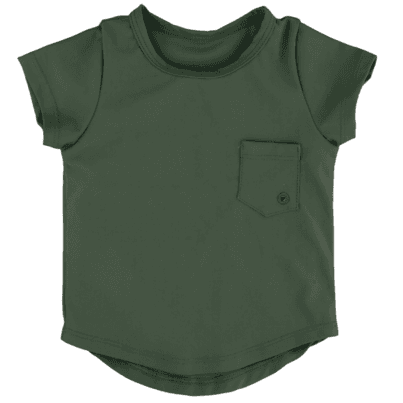 Current Tyed Clothing Round Hem T-Shirt Rashguard Basil
