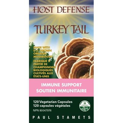 Host Defense Turkey Tail (Trametes Versicolor) Capsules