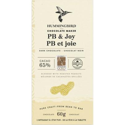 Hummingbird Chocolate PB & Joy 65% Dark Chocolate